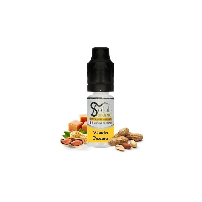 Wonder Peanuts - Pörkölt mogyoró, karamell mix Solub e-cigaretta aroma 10ml