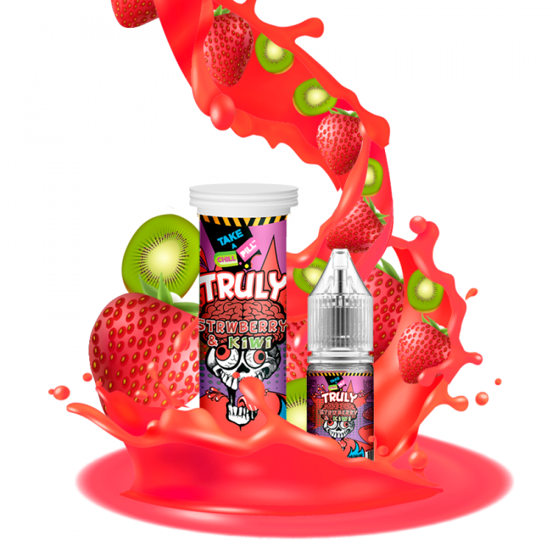 Truly - Strawberry & Kiwi - Eper & Kiwi - Chill Pill e-cigaretta aroma