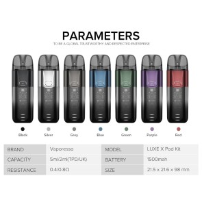 Vaporesso LUXE X 1500mAh 40W e-cigi készlet