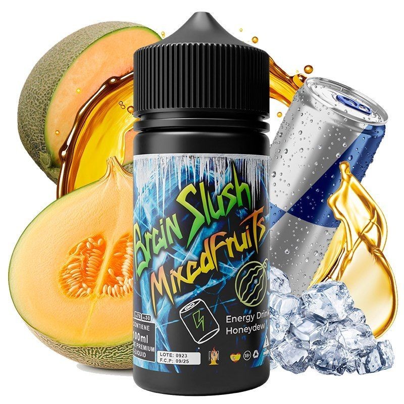 Brain Slush Mixed Fruits Energydrink Honeydew Eliquid 100ml