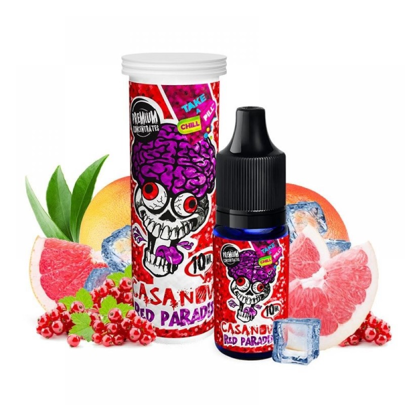 Casanova - Red Paradisi - Ribizli és Grapefruit mix - Chill Pill e-cigaretta aroma