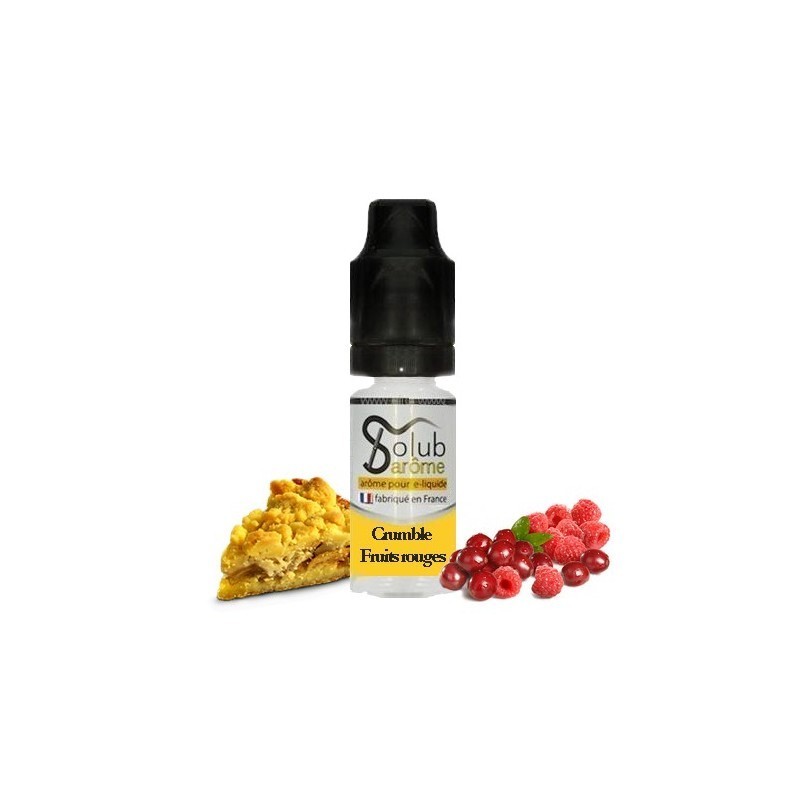 Crumble fruits rouges - Piros bogyós gyümölcs sütemény Solub e-cigaretta aroma 10ml