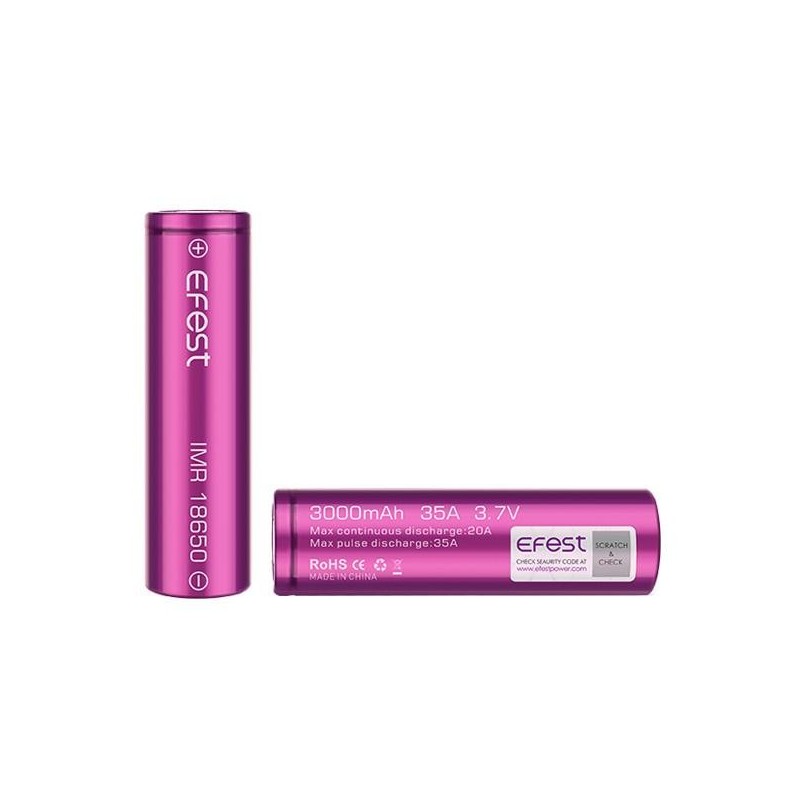 Efest 18650 Li-Mn 3000mah 35A 3,7V akkumulátor