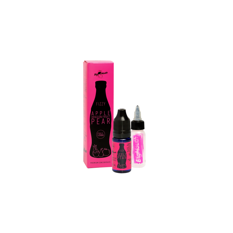 FIZZY Apple, Dragon Fruit, Pear - Alma, Sárkánygyümölcs, Körte mix - Big Mouth e-cigaretta aroma 10ml