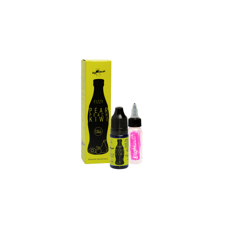 FIZZY Pear, Peach, Kiwi - Körte, Barack, Kiwi mix - Big Mouth e-cigaretta aroma 10ml