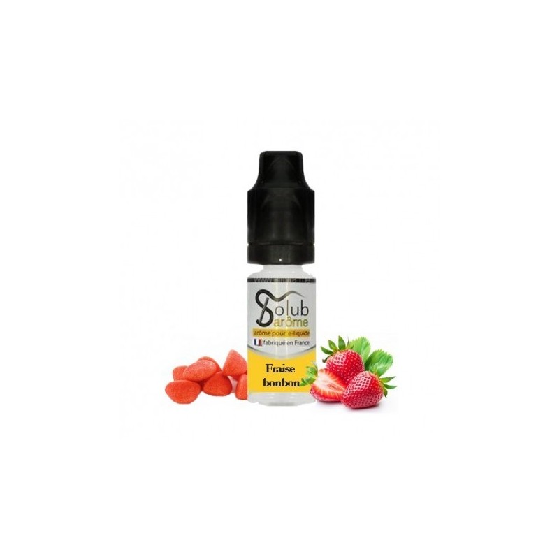 Fraise bonbon - Epres cukorka Solub e-cigaretta aroma 10ml