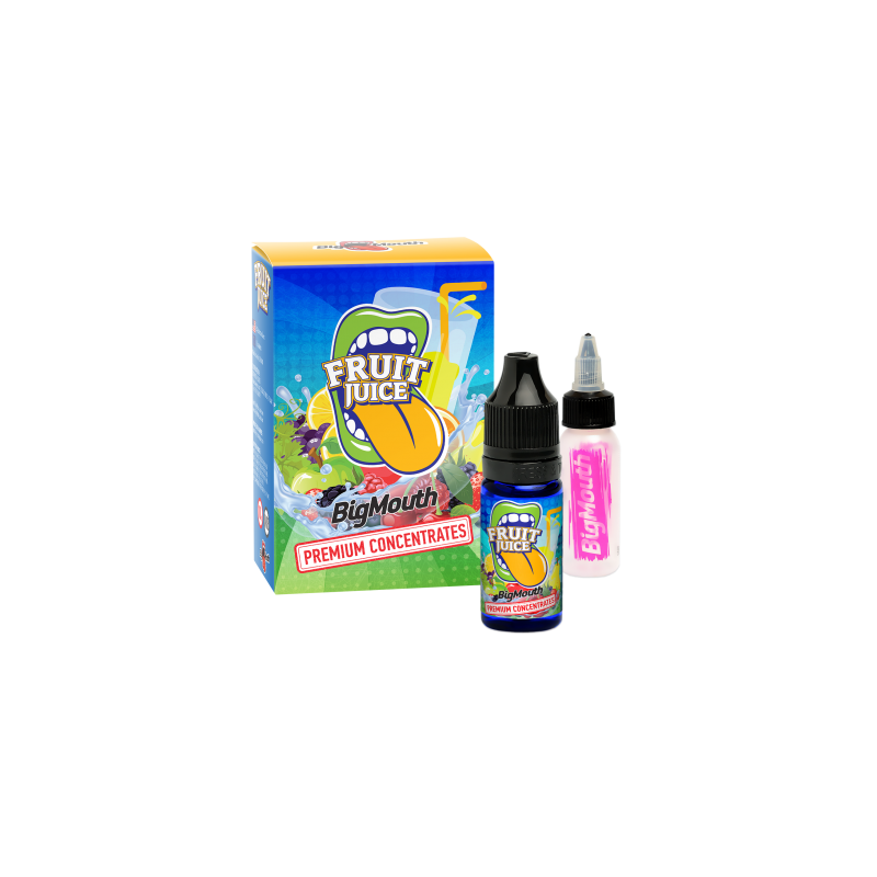 FRUIT JUICE - Narancs, Szőlő, Citrom, Málna, Cseresznye mix - Big Mouth e-cigaretta aroma 10ml