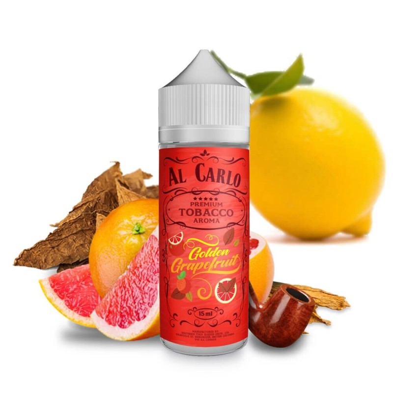 Golden Grapefruit - Grapefruit és dohány - Al Carlo Shake and Vape e-cigaretta aroma 15ml