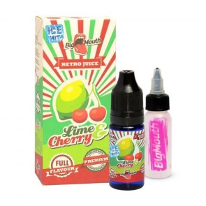 ICE HIT RETRO JUICE LIME &amp; CHERRY - Citrom, Meggy, Menta mix - Big Mouth e-cigaretta aroma 10ml