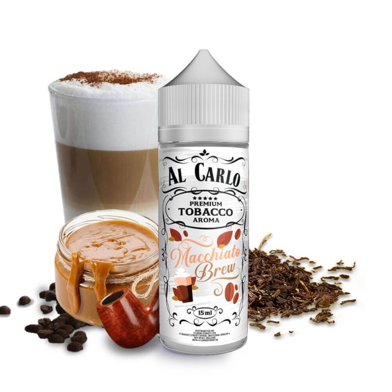 Macchiato Brew - Tejeskávés dohány - Al Carlo Shake and Vape e-cigaretta aroma 15ml