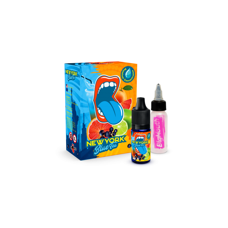 New York Blue Tea - Grapefruit-os tea - Big Mouth e-cigaretta aroma 10ml