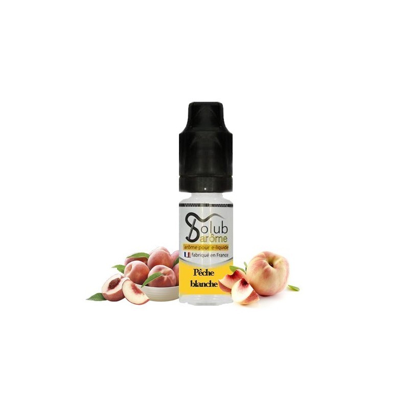 Pêche blanche - Őszibarack Solub e-cigaretta aroma 10ml