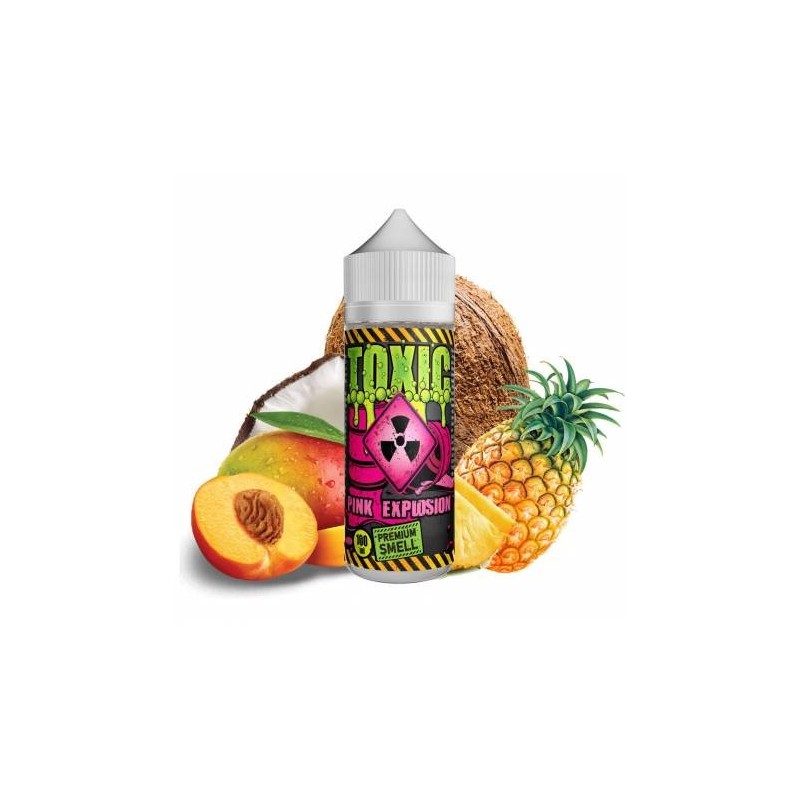 Pink Explosion - Egzotikus gyümölcs mix - Toxic Shake and Vape e-cigaretta aroma 15ml