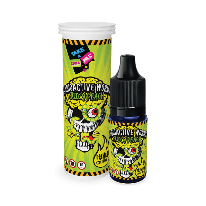 Radioactive Worms - Juicy Peach - Chill Pill e-cigaretta aroma 10ml