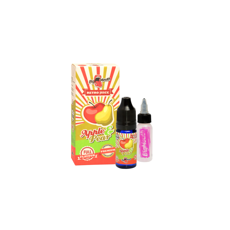 RETRO JUICE APPLE &amp; PEAR - Alma, Körte mix - Big Mouth e-cigaretta aroma 10ml