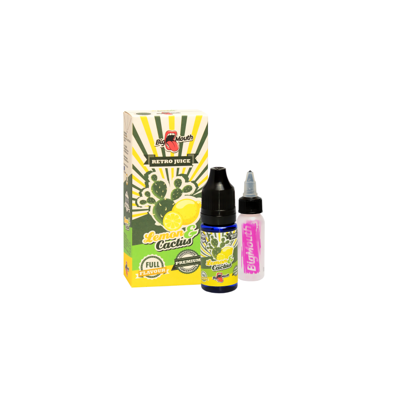 RETRO JUICE LEMON &amp; CACTUS - Citrom, Kaktusz mix - Big Mouth e-cigaretta aroma 10ml