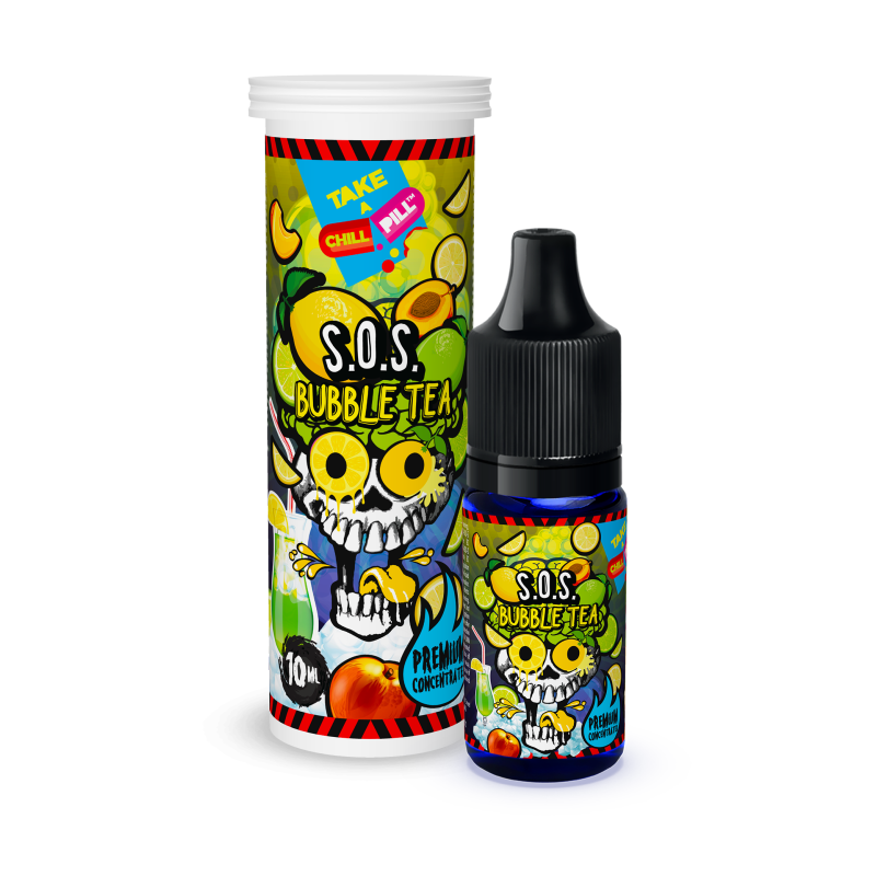 S.O.S - Bubble Tea - Gyümölcsös tea - Chill Pill  10ml