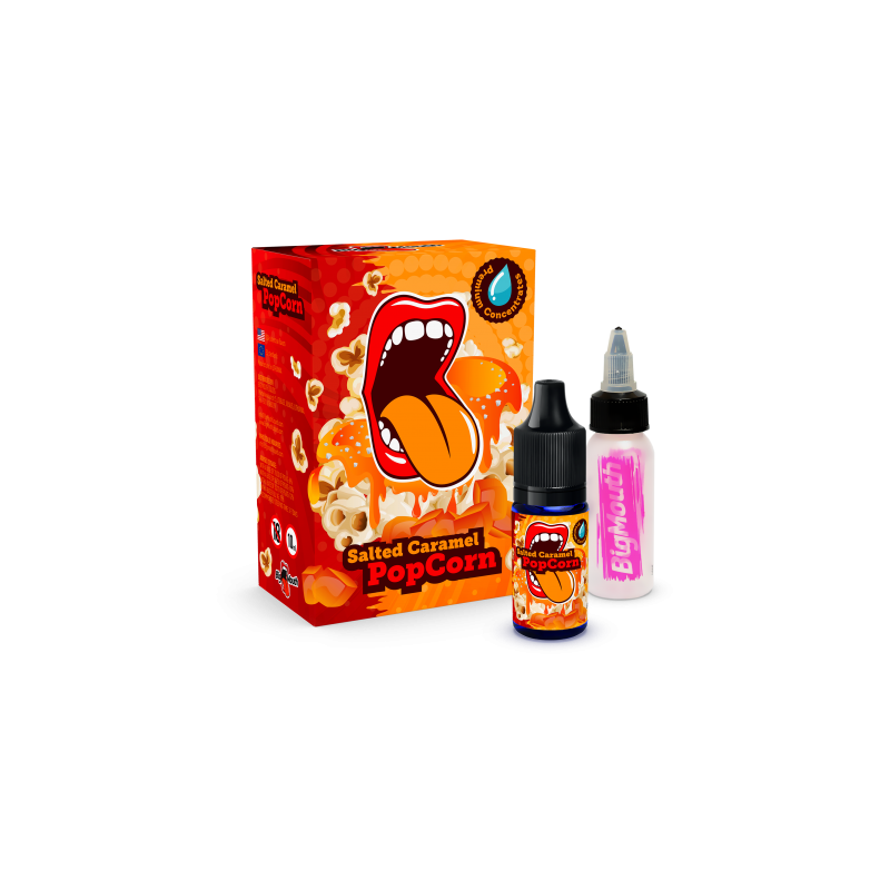 Salted Caramel Popcorn -  Karamellás Popcorn - Big Mouth e-cigaretta aroma 10ml