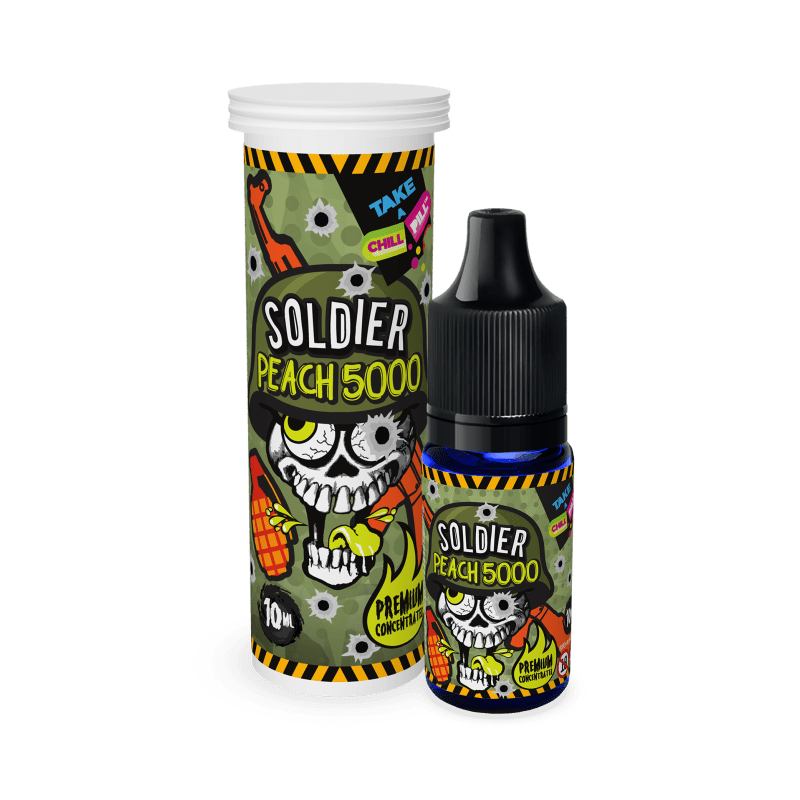 Soldier - Peach 5000 - Őszibarack - Chill Pill e-cigaretta aroma 10ml