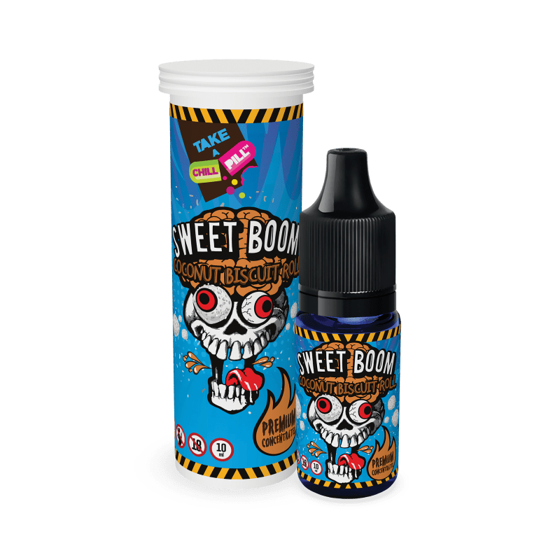 Sweet Boom - Coconut Biscuit Roll  - Chill Pill e-cigaretta aroma 10ml