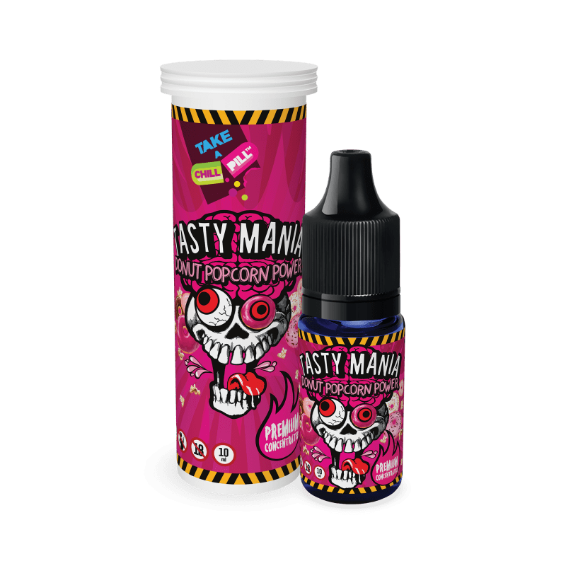 Tasty Mania - Donut Popcorn Power  Chill Pill e-cigaretta aroma 10ml